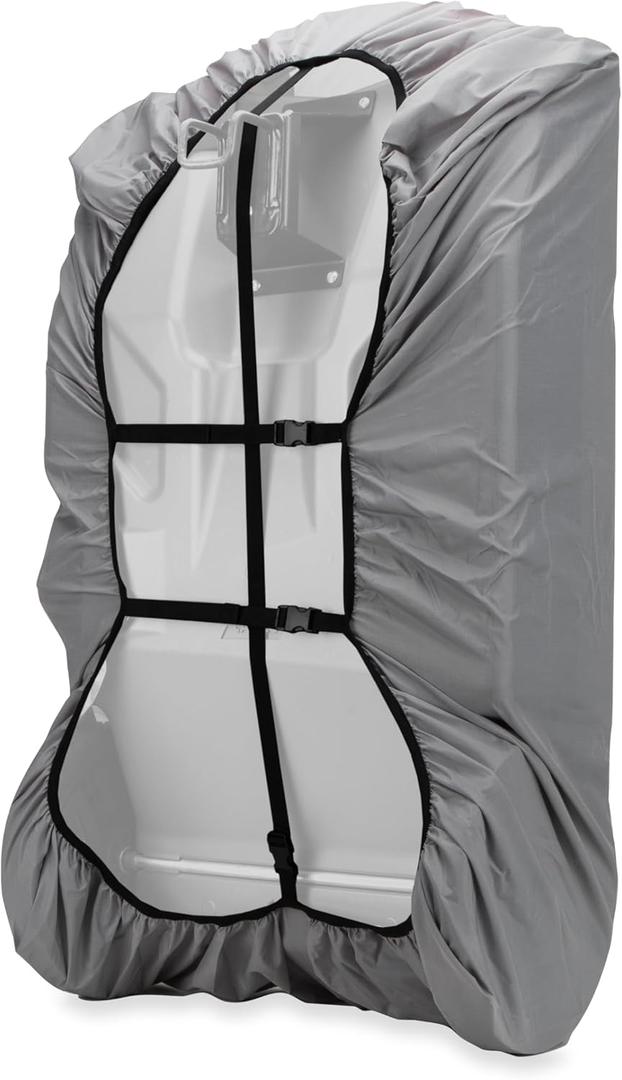 Camco Rhino RV Tote Tank Cover - Fits Tote Tanks Up to 45" (L) x 25" (W) x 14" (H) - Compatible w/28 & 36-Gallon Rhino Tote Tanks (39004 & 39006) - Gray, Nylon (39019)