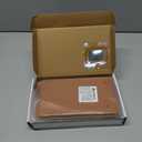 Cash Envelope Wallet Brown All in One Budget System RFID Blocking with 12x Tabbed Cash Envelopes, 12x Monthly Budget Cards,1x Yearly budget planner sheet Complete Money Organizer Set for Cash