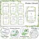 gisgfim 6 Pcs Eucalyptus Baby Shower Table Decorations Greenery Baby Shower Acrylic Sign Thank You Sign Centerpieces with Stand Wedding Birthday Party Decorations Favors for Guests Gift 5 x 7in