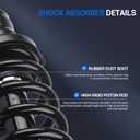 Autoround 171101L+171101R Rear Struts Shock Absorbers fit for Honda Element 2003 2004 2005 2006 2007 2008 2009 2010 2011
