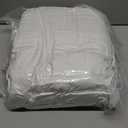 EASELAND Full Size Mattress Pad Pillow Top Mattress Cover Quilted Fitted Mattress Protector Cotton 8-21" Deep Pocket Cooling Topper (54x75 Inches, White)