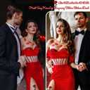 3 x 83Pcs Red Lip Heart Tattoos Stickers Valentine's Day Love Heart Rose Angel Arrow Line Fake Temporary Tattoos Stickers Waterproof Decals for Women Man Face Valentines Wedding Halloween Party Supplies