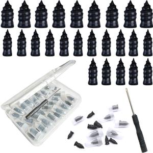 4 x 40PCS Tire Repair Rubber Nail, Rubber Screws, Fast Self-Service Tool | for Bicycle, Motorcycle, Tire Puncture Repair