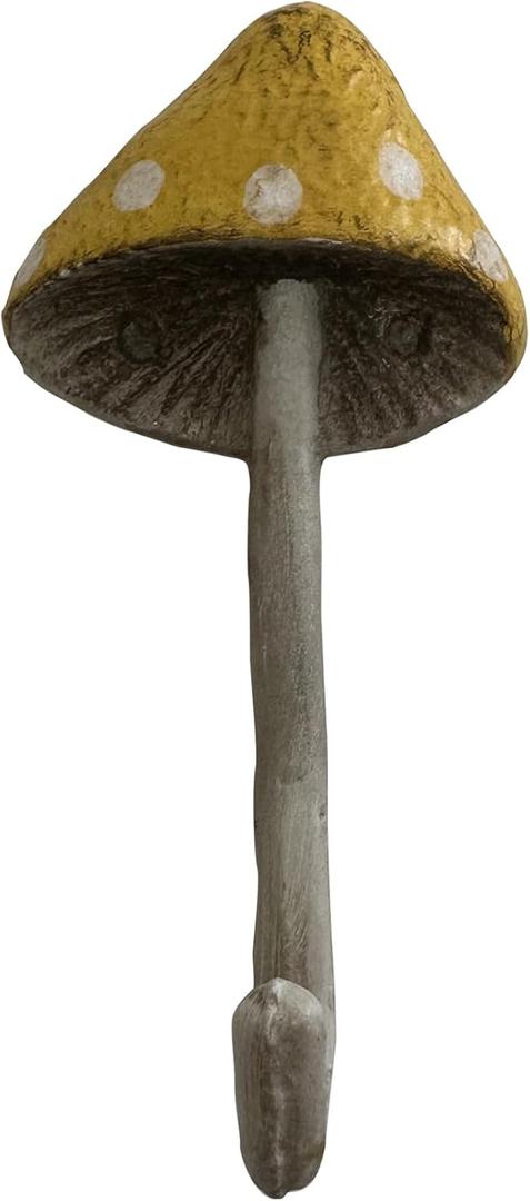 Bohemian Mushroom Wall Hook - Unique Cute Cool Fun Wall Hook Furniture Room Decor for Coat and Towel - Nursery, Kitchen, Bedroom, Bathroom，Coat Hooks (Triangle)