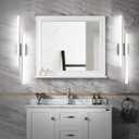 PRESDE 32 Inch LED Vanity Light Bar, Brushed Nickel Bathroom Light Fixtures Modern Bath Lighting Over Mirror 5CCT