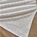 Floerns Women's Plus Size One Shoulder Ruffle Trim Tank Top Textured Asymmetrical Going Out Tops (White, XL)