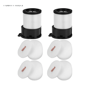 IP3251 IP3253 Replacemet Filter for Shark IP1251, IP1250, IP1251C, IP1255QCP, IP1255QNV, IP1255QPR, IP1255QTL,IP1255QMG, IP3252, IP3124, IP3225, 2 PACK Post-motor Filters + 4 PACK Foam Filters