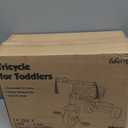 Liberry Toddler Tricycle Age 2 3 4 Years Old, Kids Trike with Light Up Wheels, Removable Pedal and Basket, 3 Wheel Bike Outdoor Indoor Riding Toy Christmas Gift for Girls Boys, Pink