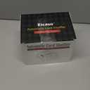 Eicaus Automatic Card Shuffler 1-4 Deck - Rechargeable 2500mAh Electric Card Shuffling Machine for Seniors & Family Game Night - Portable & Fast Shuffler for UNO, Poker, Blackjack, Phase 10 & Skip-Bo (Black and White)