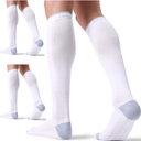 FITRELL 3 Pairs Compression Socks for Women and Men 20-30mmHg-Circulation Support Socks, Size: Large-X-Large