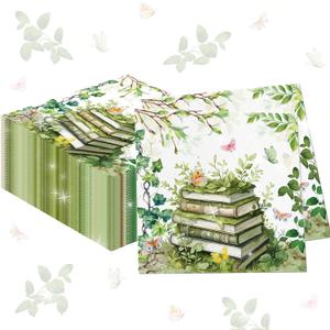 Wildflower Book story Napkins Flower Napkins Tea Party Napkins for Party Wedding Baby Shower Bridal Shower