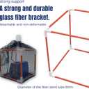 Pond Filter BoxPond Pump Filter,Anti-Clogging Cube Filter BoxOutdoor Pond Filters for Pond, Waterfall, Koi Pond and Swimming Pool (10Inch)