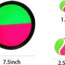 Toss and Catch Ball Game Set with 2 Paddles, 2 Balls, Ideal for Developing Hand-Eye Coordination