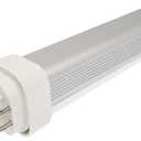 E-Simpo 11W LED GX24Q 4-pin Base Light Bulb Replace PL-C 26W CFL GX24/G24Q Horizontal LED PL Retrofit Lamp Frosted Side Light Cold White 180D Beam Angle (Remove/Bypass The Ballast)