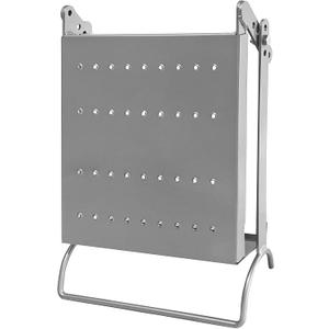 Ladder Platform Accessory - Work Tray for Tools, 400 lbs Capacity, Heavy Duty Ladder Accessory Universal Fit for Most Ladders (Silver) (10.4"W x 11.8"H)