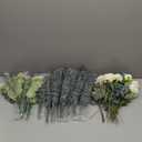 Artificial Flowers Real Looking Ivory Foam for DIY Wedding Bouquets White Bridal Shower Centerpieces Floral Arrangements Party Tables Home Decoration.