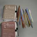 Difference Maker Employee Appreciation Gifts Bulk Inspirational A6 Spiral Notebooks Journal with Ballpoint Pens for Valentines Coworker Staff Team Office Gifts(Neutral Colors,10 Sets)