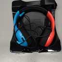 PDP Gaming LVL40 Airlite Stereo Headset for Nintendo Switch/Lite/OLED - Wired Power Noise Cancelling Microphone, Lightweight Soft Comfort On Ear Headphones (Mario Neon - Red & Blue)