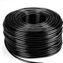 Bonviee 400ft 1/4 inch Drip Irrigation Tubing, Drip Irrigation Hose, Garden Watering Tube Line for Garden Watering System (Black)