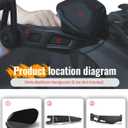 Handguards Protector Wind Deflectors for Can Am Ryker All Models, 2PCS Plastic Hand Guards Air Deflector Kit for Can-Am Ryker/600/900/ Sport/Rally Edition Accessories,Replace #219400894