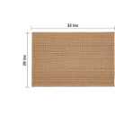 MatEssenz 20"x30" Kitchen Rugs, Woven Kitchen Mats for Floor, Machine Washable Mats Boho Style, Non Slip, Anti-Skid TPR Backing for Kitchen, Non-Slip, Durable, Easy Clean, Everyday Use Brown