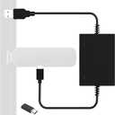 USB Power Cable Compatible with Fire TV Stick 4K Max,Chromecast,Powers Streaming Video Player and Other Micro/USB C TV Sticks(Eliminates Messy Wiring and The Need for AC Adapter) Black