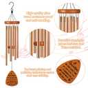 Grandpa Wind Chime for Outside: Grandpa Gifts, Metal Wind Chimes, Thoughtful Birthday Father's Day Christmas Thank You Gift for Grandfather, Home Garden Patio Yard Decor