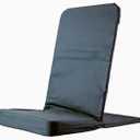 Original BackJack -Made in The USA- Navy Cotton Fabric Lightweight Floor Seating Chair for Gaming, Families, Parents, Daycare, Back Support, Reading, Yoga, Meditation, Dorm, School (Standard)