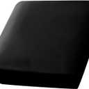 Waterproof PU Leather Couch Cushion Cover 1pc Stretch Sofa Slipcovers Furniture Protector with Elastic Suitable for Armchair, Loveseat,3&4 Seater Sofa (1, Black)