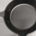 Victoria - SKL-208 Cast Iron Skillet. Small Frying Pan Seasoned with 100% Kosher Certified Non-GMO Flaxseed Oil, 8", Black