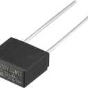 uxcell 10Pcs DIP Mounted Miniature Square Slow Blow Micro Fuse T5A 5A 250V Black