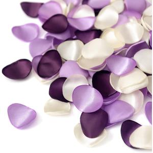Ling's Moment Rose Petals, Silk Flower Petals for Wedding/Aisle/Flower Girl Baskets/Table Centerpiece Dcor,etc.Purple Lilac 200pcs