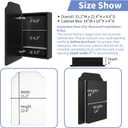 AGDULL 14" W x 18" H Recessed Medicine Cabinet with Arched Mirror, Mirror: 15.3"x22.4"