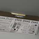 LUXE Bidet NEO 185 Plus - Dual Nozzle, Non-Electric Bidet Attachment for Toilet Seat, Patented Slide-In Install, 360 Self-Clean, EZ-Lift to Clean, Feminine & Rear Wash (Gold)