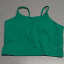 Lemedy Women Padded Sports Bra Fitness Workout Running Shirts Yoga Tank Top (Green, S)