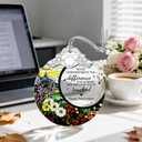 Retirement Gifts - Retirement Gift for Women, Men - Retired Ornament - Retired Gifts for Coworker, Boss, Employee, Teacher, Nurse, Friends, Women, Men - Stained Glass Christmas Ornament - Design B