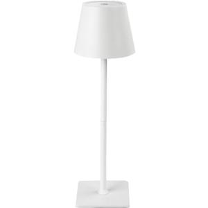 Cordless Table Lamp, Rechargeable Table Lamp with Touch Dimmable Control, Portable LED Desk Lamp for Indoor Patio (White-Rectangle, 1)