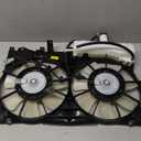 TRQ Radiator Dual Cooling Fan Assembly Compatible with 2004-2009 Toyota Prius TO3117100