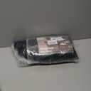 Genina Waterproof Seat Covers for Dining Room Chair Covers Waterproof Dining Chair Covers (4 PCS-Rear-gapped, Black)