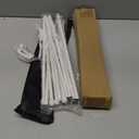 JEAWIWI 1PCS White Easel Stand for Wedding Sign Stand, 66 Inches Lightweight Adjustable Art Poster Board Stand for Display Wedding Welcome Sign, Metal Easel Stand for Painting with Portable Bag