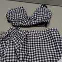 Blooming Jelly Women's High Waisted Bikini Sets Tummy Control Bathing Suit Two Piece Swim Suit 2026 Retro Swimsuit (Black White Plaid)