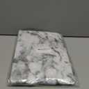 Walrus Round Vinyl Fitted Tablecloth with Flannel Backing Elastic Edge Design Table Cover Waterproof Oil-Proof PVC Table Cloth Stain-Resistant Best for 45"-56" Round (Marble)