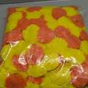 10 PC - 5 feet Marigold Garland |Indian/American Wedding Party Mantle Decoration, Faux Garlands Wedding Garland, Diwali Decoration, Spring Bush Floral! (Yellow & Dark Orange)