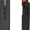 Hidden Camera Detectors,GPS Tracker Detector,Camera Detector Spy Camera Finder,25H Working Time,Travel-Friendly Size S500 (Black)