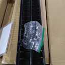 Overhead Bin Rack - Ceiling Mount Overhead Garage Rack | Adjustable Width and Orientation | Heavy Duty Ceiling Bin Storage Rails | Fits Black & Yellow Storage Bins | USA Designed (8 Bins)