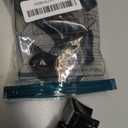 3/4" x 1 1/2" Rectangle Chair Leg Protectors for Hardwood Floors, Silicone Covers to Protect Wood Tile Floors Felt Pads Furniture Leg Caps Reduce Noise. Easy to Move. 16PCS Black.