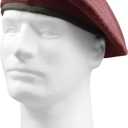 Rothco Pre-Shaved Inspection Ready Beret - Rugged Wool Hat - Ready for Duty (7 3/4, Maroon)