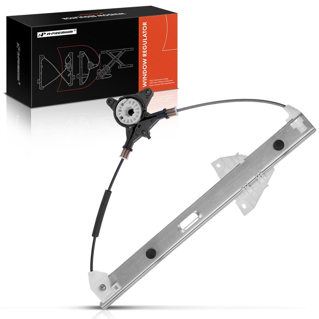 A-Premium Front Passenger Side Power Window Regulator, Without Motor