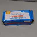 20 Pack Magnetic Cabinet Locks Baby Proofing - Vmaisi Children Proof Cupboard Drawers Latches - Adhesive Easy Installation (Standard)