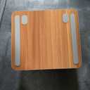 Ergonomic Laptop Stand, Wood & Aluminum Computer Stand with Adjustable Angle, Foldable Dual-Bar Laptop Riser Holder Stand for Desk, Compatible with MacBook, Dell, HP 10-16" (Royal Teak Grain)